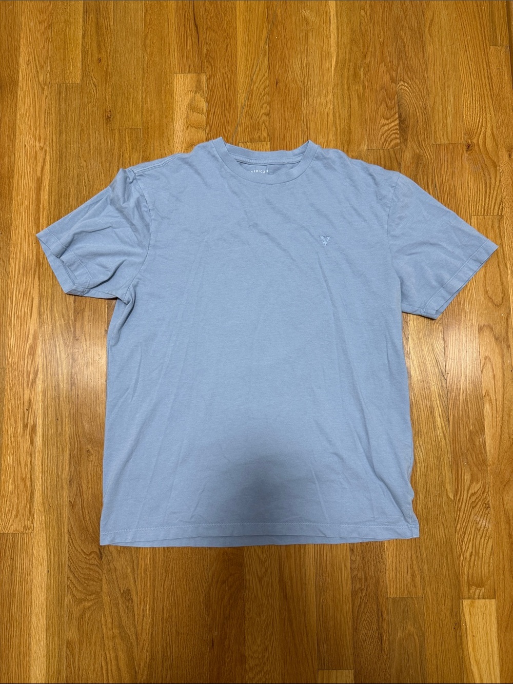American Eagle Outfitters Light Blue Crewneck Tee